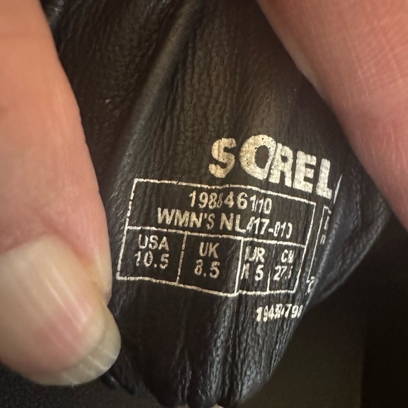 SOREL Roaming Two Strap Slide Slip On Flat Black Sandals Size 10.5 - Picture 7 of 9